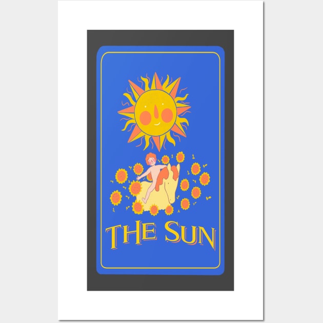 The Sun Tarot Wall Art by Precious Elements